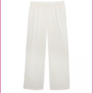 PINK BY FRANKIES BIKINIS GABRIELA EYELET PANT nwt